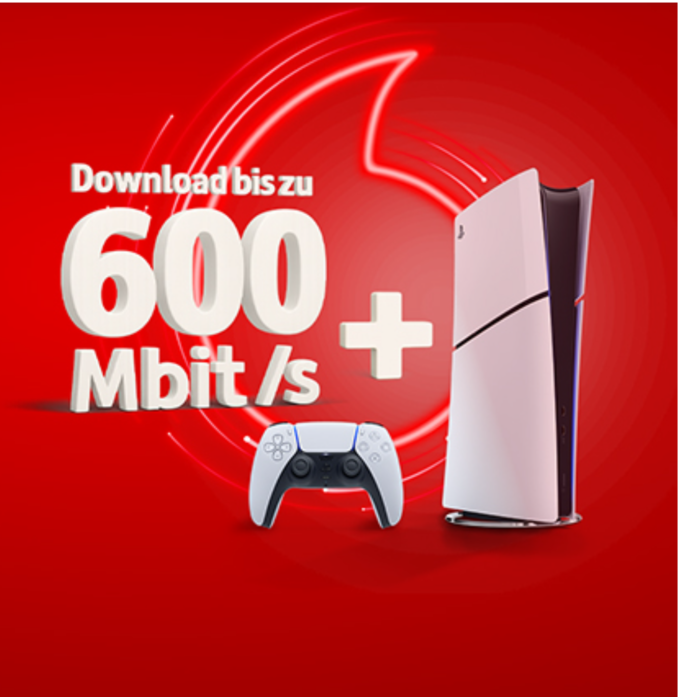 Sony PlayStation 5 Slim – Vodafone GigaZuhause 600 Kabel Plus
